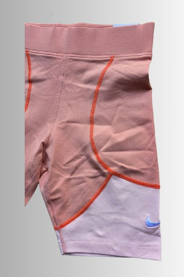 Nike w gfx bke short - dames fietsbroek kleur roze - maat S