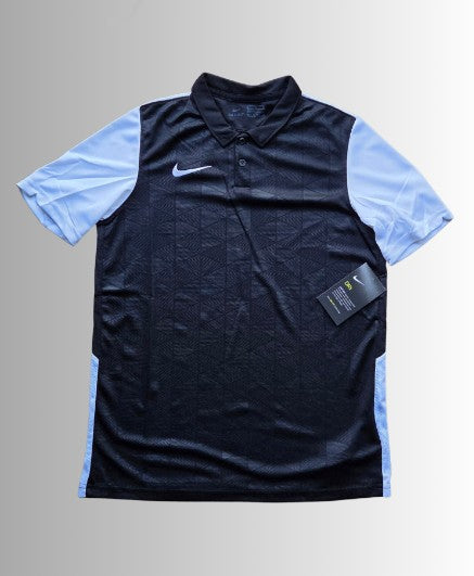 Nike kids poloshirt dri-fit - maat zwart/wit - maat kids XL (158-170cm)