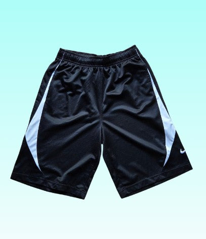 Grade-A: Nike sportbroek - kleur zwart/wit - maat L