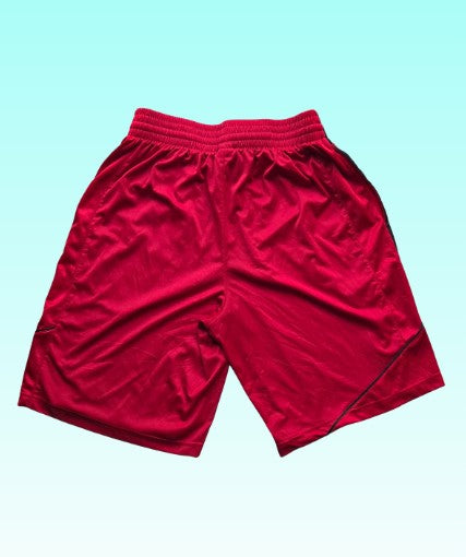 Grade-A: Adidas korte broek heren - kleur rood/zwart - maat M