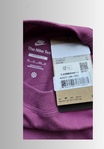Nike basis sportshirt dames (unisex) - kleur Lila - maat XS