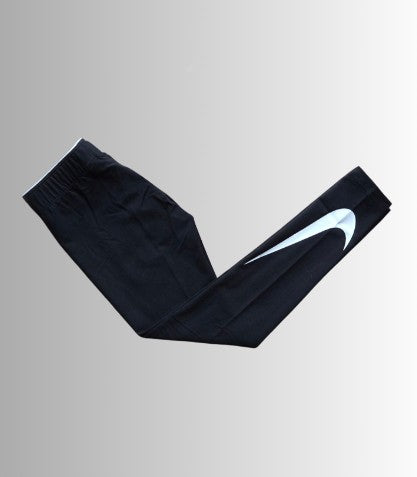 Nike leggings tight fit - kleur grijs/zwart - maat XS
