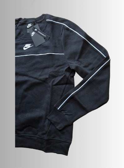 Nike sport trui - kleur zwart – kleur zwart/wit - maat S