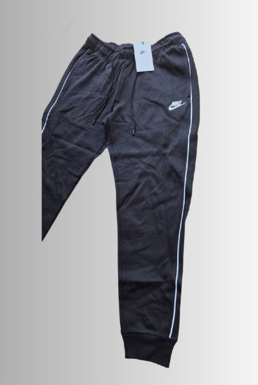 Nike jogger sportbroek - kleur zwart / wit - maat S