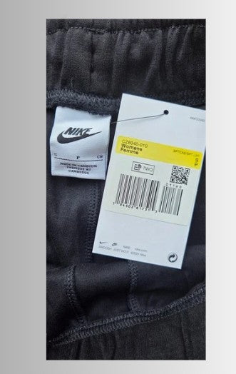 Nike jogger sportbroek - kleur zwart / wit - maat S