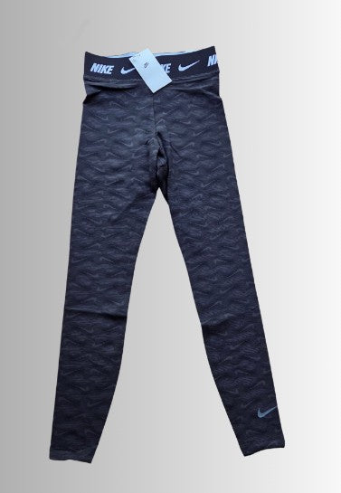 Nike leggings - kleur donker grijs / zwart - maat XS