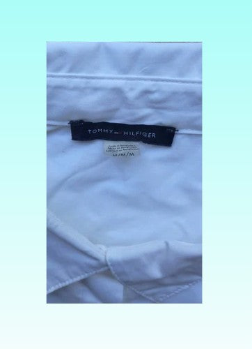 A-grade: Tommy Hilfiger dames overhemd - kleur wit - maat M