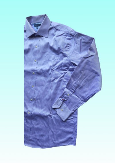 A-grade: Tommy Hilfiger heren overhemd - kleur Lila - maat XL