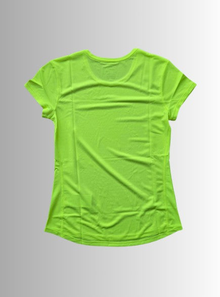 Nike dri-fit t-shirt met korte mouw - kleur geel - mt. S